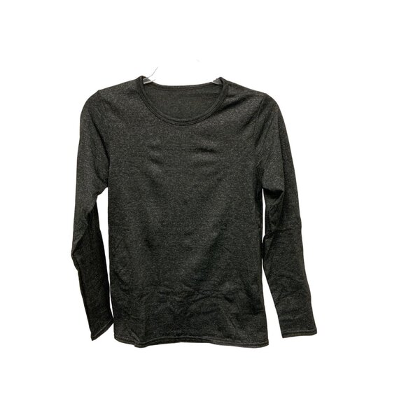 Charcoal Grey Cozy Fleece Lined Tee - Picture 1 of 4